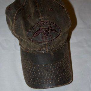 Duck commander leather hat